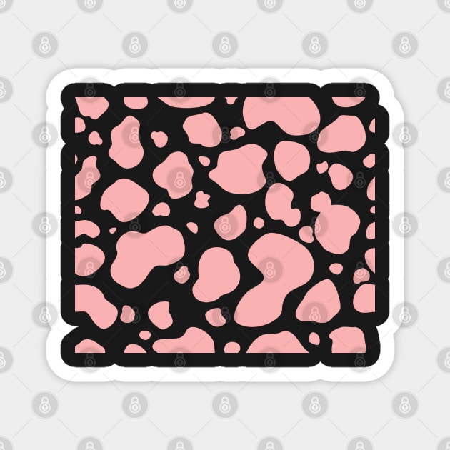 pink cow print Magnet by goblinbabe