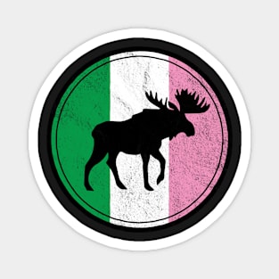 Newfoundland Moose Dominion Flag || Newfoundland and Labrador || Gift || Souvenir Magnet