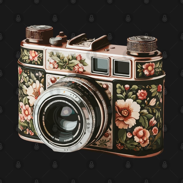 Vintage Retro Camera by Siha Arts