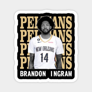 New Orleans Pelicans Brandon Ingram 14 Magnet