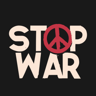 Stop War - Peace Symbol T-Shirt