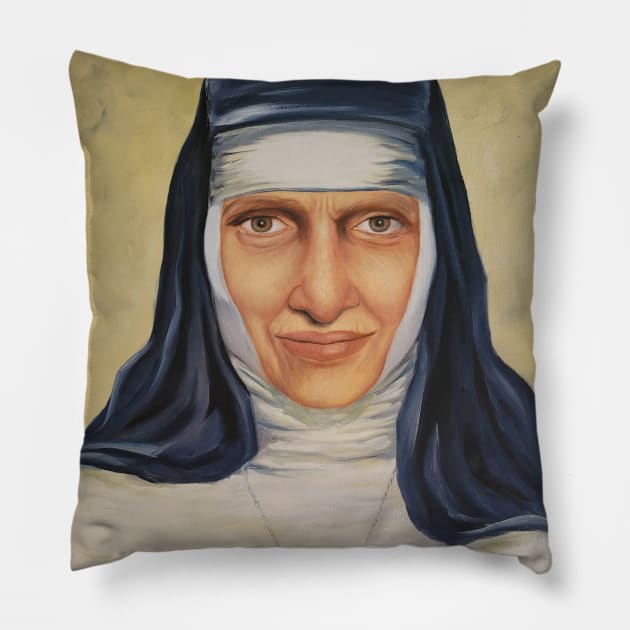 Saint Dulce of the Poor Pillow by fadavieira