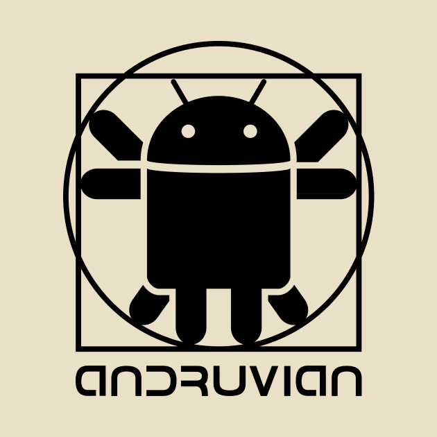 Vitruvian Droid (black) by hardwear