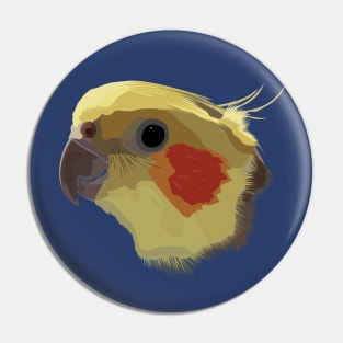 Happy Cockatiel Pin