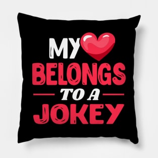 My heart belongs to a jokey Pillow