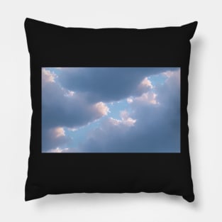 Seamless Cloud Texture Patterns II Pillow