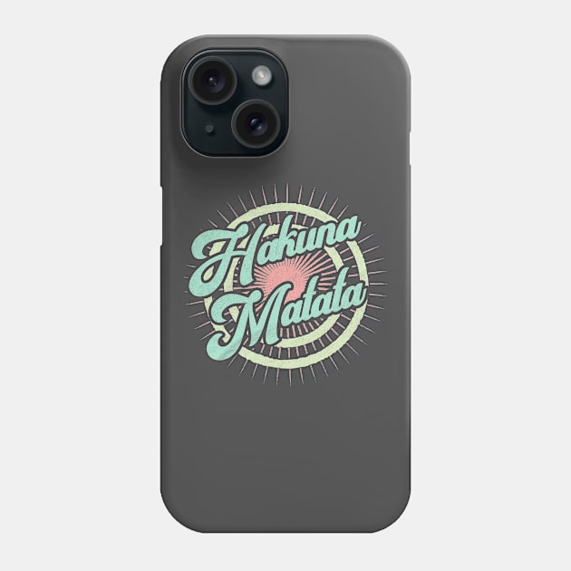 Hakuna Matata Phone Case by karutees