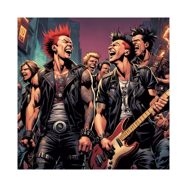 Punk Rockers by Colin-Bentham