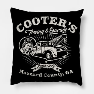 Cooter's Towing & Garage Vintage Hazzard County Dks Pillow