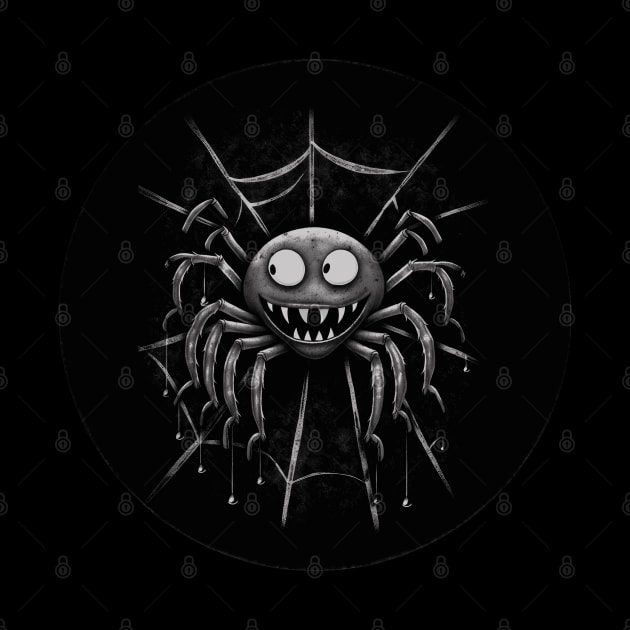 Crazy Faced Spooky Halloween Spider by SubtleSplit