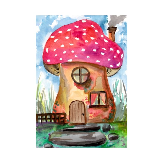 Mushroom Mansion by ZeichenbloQ