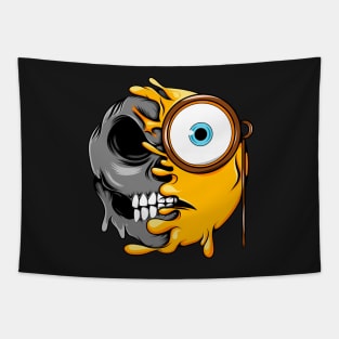 Monocle Zombie Emoji Tapestry