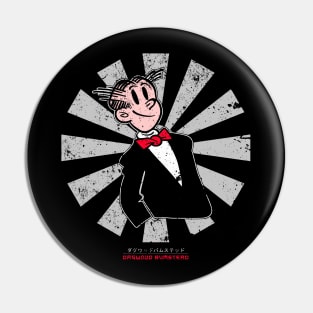 Dagwood Bumstead Retro Japanese Pin