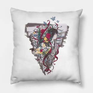 Life is Tattooed Pillow