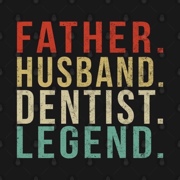 Dentist Dad Vintage/ Father. Husband. Dentist . Legend. by PGP