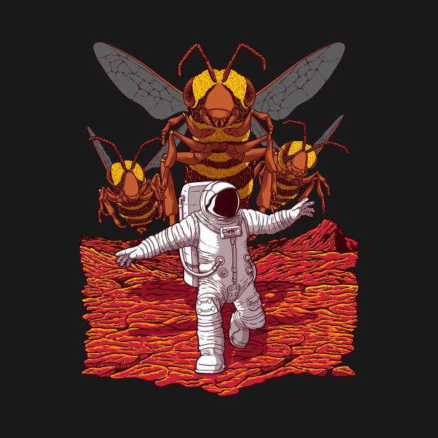 Killer Bees on Mars. by JCMaziu