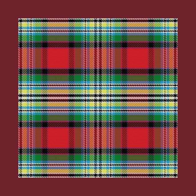 Red Pattern Scottish tartan by kavalenkava