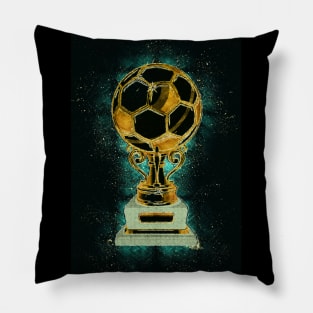 Abstract Football Trophy Artwork for all the true sports fans Pillow