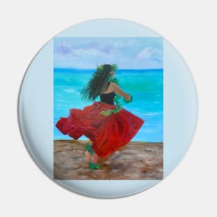 Lovely Hula Dancer Pin