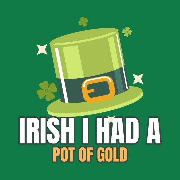 leprechaun Hat Pot Of Gold by Tip Top Tee's