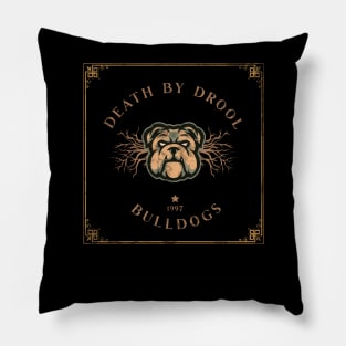 Bulldogs, be careful! Pillow