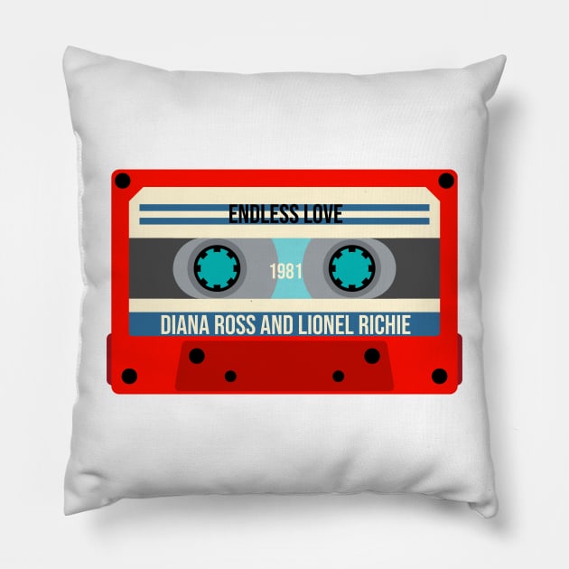 Endless Love Classic Cassette Pillow by PowelCastStudio