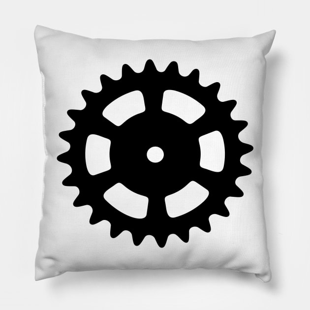 Cog and Roll Pillow by XOOXOO