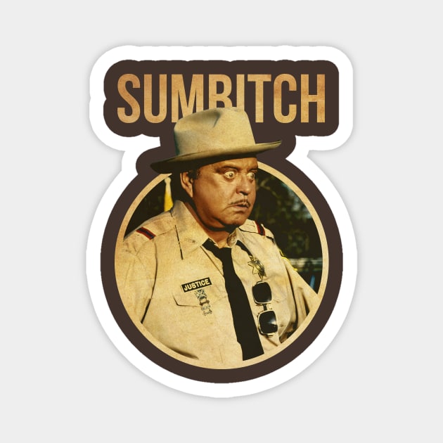 POLICE SUMBITCH JUSTICE Magnet by garudabot77