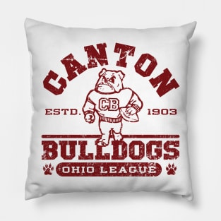 Canton Bulldogs Football Pillow