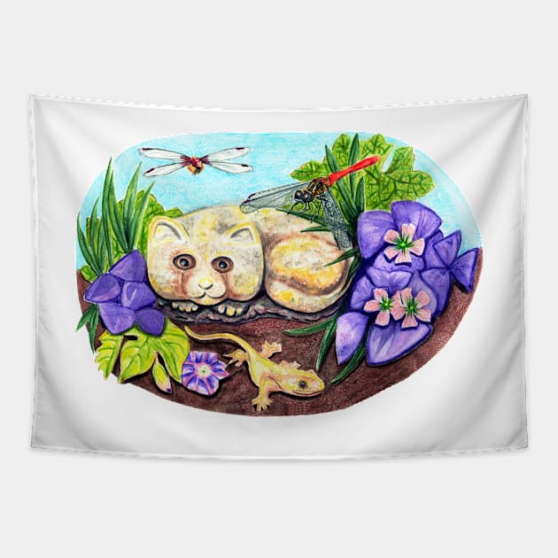 Cat Nap Tapestry by WaterGardens