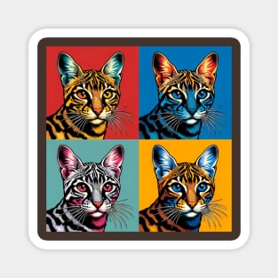 Toyger Pop Art - Cat Lovers Magnet