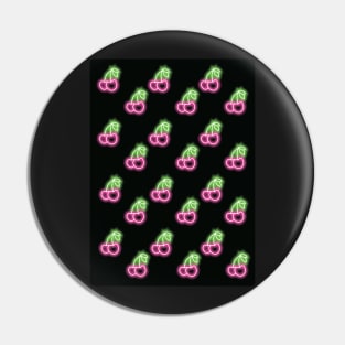 Neon Cherries Pin