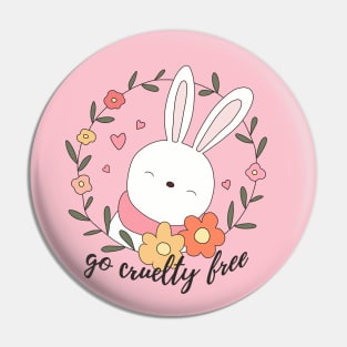 Easter - Go Cruelty Free Pin