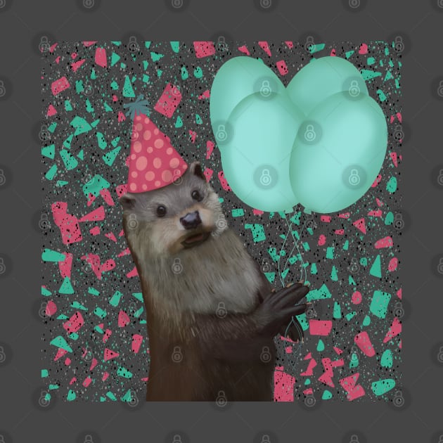 Cute Bday Otter by Suneldesigns