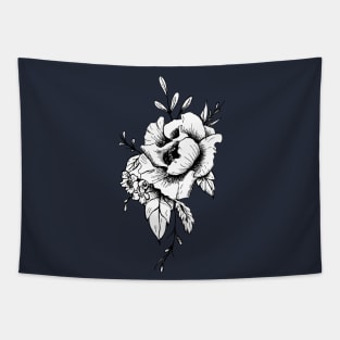 Peony flower design Tapestry