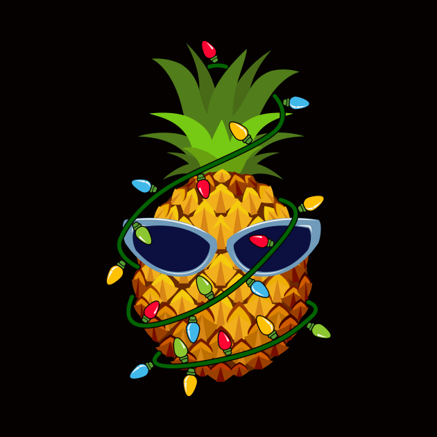 Pineapple Christmas Tree Lights Xmas Boys Men Sunglasses by saugiohoc994