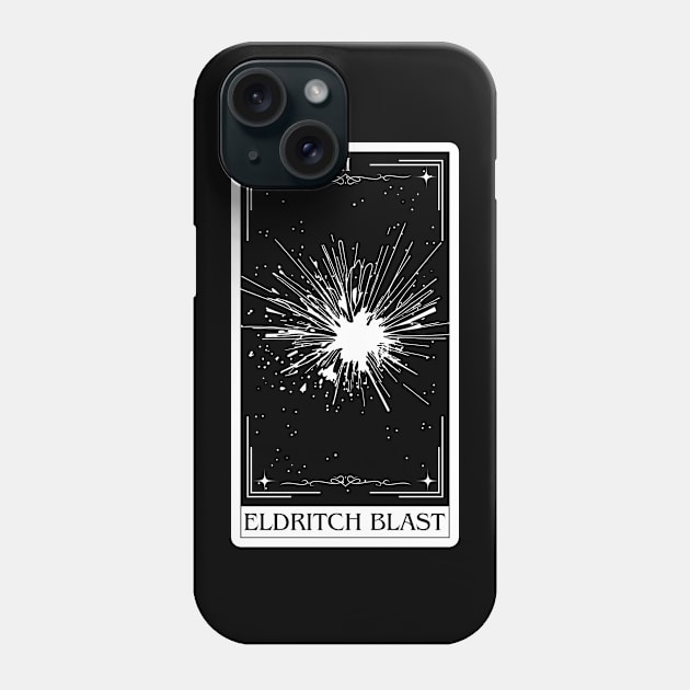 Eldritch Blast  Dnd 5e spells tarot card dungeons and dragons gift Phone Case by JaeSlaysDragons