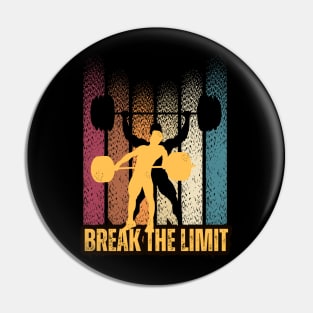 Break the limit vintage Pin