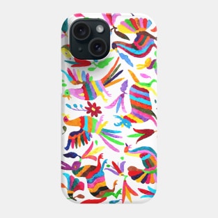 Rainbow Otomi Print Phone Case