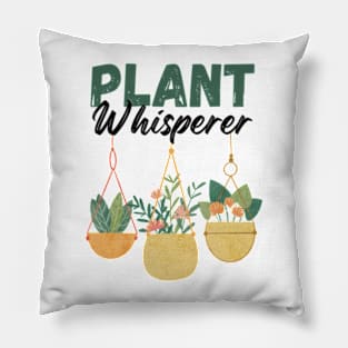 Plant Whisperer Hanging Planters Pillow