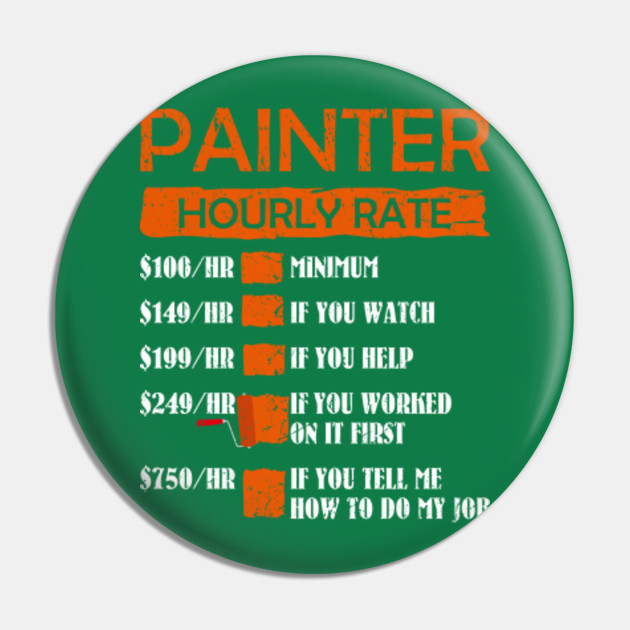 Painter Hourly Rate Painter Quotes I Fun Painting I Painter Humor