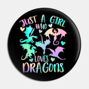 Just a girl who loves dragons Pin