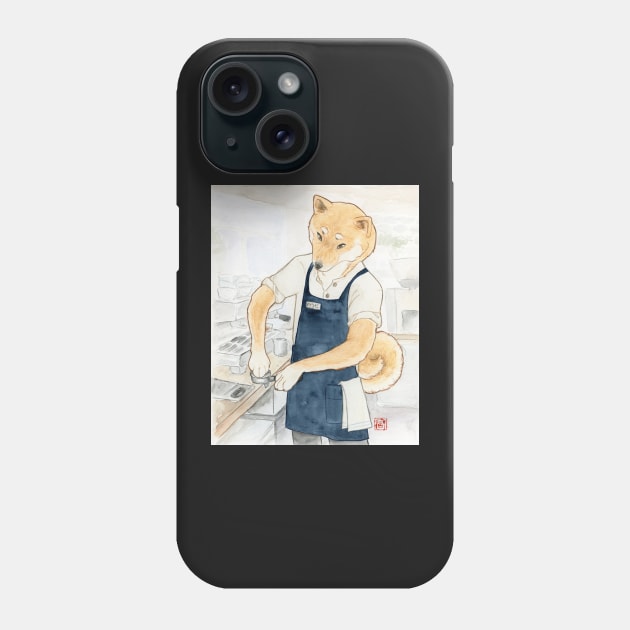 Barista Shiba Yuuta Phone Case by aMIYAKOm