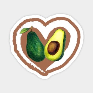 Love Avocado Magnet