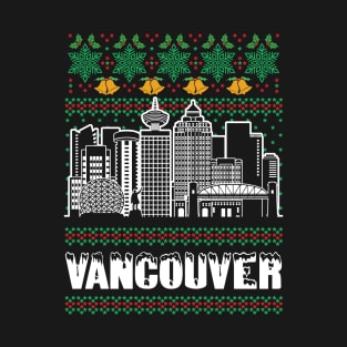 Vancouver Canada Ugly Christmas T-Shirt