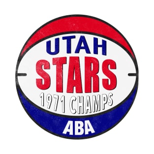 Defunct Utah Stars 1971 ABA Champs T-Shirt