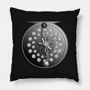 B&W Graphic Reel IV Pillow