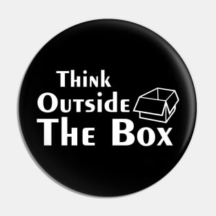 Think outside the box Pin