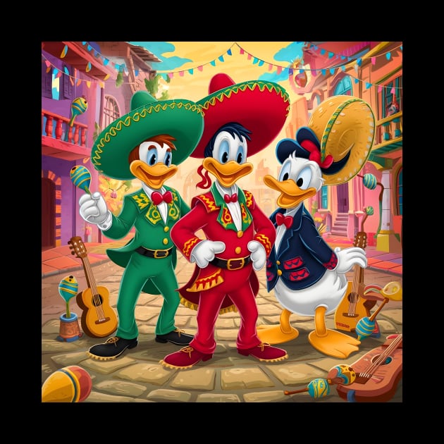 The Three caballeros by Florian Sallo