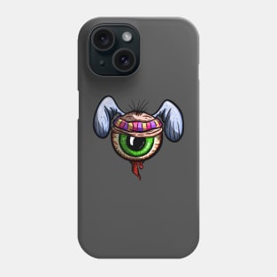 Eyeball Flying Rockabilly Tattoo Cartoon Style Eye Phone Case